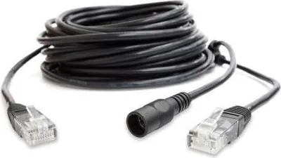 Image de Câble Ethernet PoE en Y de 10 m, résistant aux UV, Cat. 5e UTP pour usage extérieur