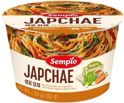 Produktbild von Sempio | Instantgericht Mit Japchae-kartoffelnudeln - 82g - Koreanische Küche - Becher - Sojaallergen