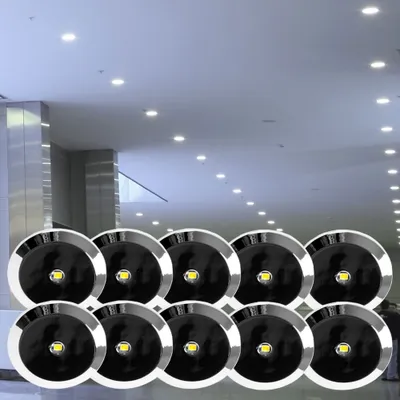 Produktbild von Paulmann 998.10, Einbaustrahler, 1 Glühbirne(n), LED, 3000 K, 230 V, Chrom