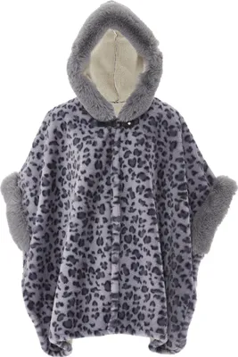 Produktbild von FRAULLY damen strickponcho - flieder, M