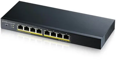 Produktbild von Zyxel GS1900-8HP v3 PoE, Managed, L2, Gigabit Ethernet (10/100/1000), Vollduplex, Power over Ethernet (PoE)