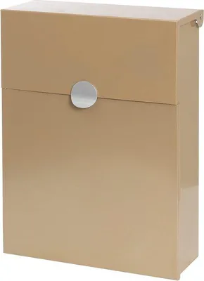 Produktbild von Personalisierbarer Außenbriefkasten aus Metall, Iridium-Silber | DIN-A4-Format | 37 x 268 x 10 cm