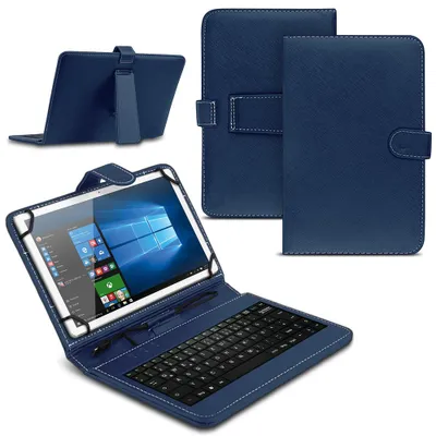 Produktbild von Keyboard Hülle für Lenovo Tab 10,1 2025 Tasche Tastatur QWERTZ Schutzhülle CaseFarben:Blau