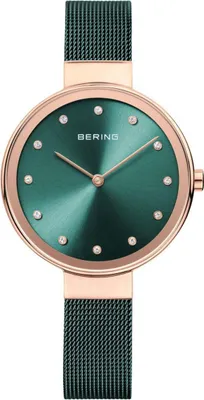 Produktbild von Bering Damen Uhr Armbanduhr Slim Classic - 12034-868 Meshband