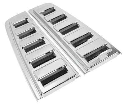 Obrázok produktu pre 2 ks rámček zadného svetla automobilu, galvanizovaný, lesklý, odolný proti korózii, náhradný diel pre Hummer H2 2003–2009