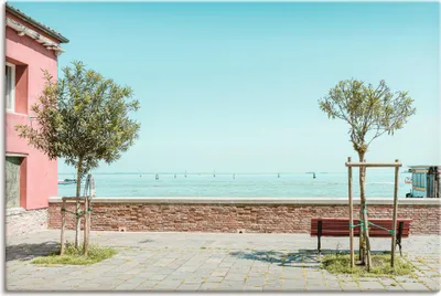 Produktbild von ARTland Leinwandbild Fondamenta Giurati Größe: 90x60 cm