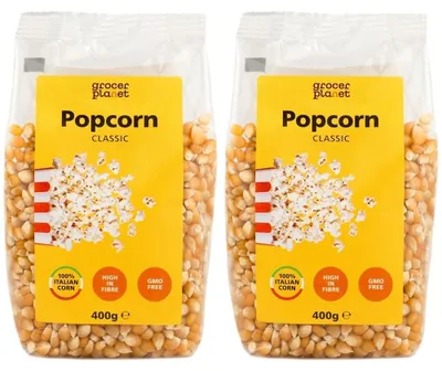 Produktbild von Popcornmais Popcornkörner Popcorn Mais - Italienisch - 800 g - 2 x 400 g - Glutenfrei