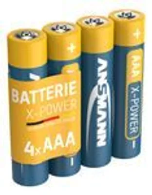 Produktbild von ANSMANN 4x X-Power Alkaline Batterie Micro AAA / LR03