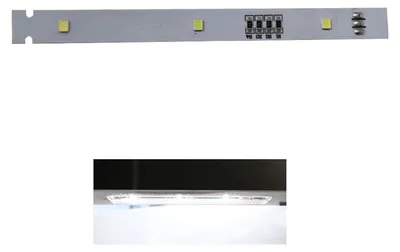 LED-Lichtleiste für Kühlschrank, Ersatz, 11,5 x 1 cm, ABS