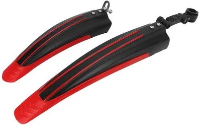 Produktbild von PVC-Spatbordenset für 20-26 Zoll Fahrräder - Lichtgewicht und Robust - Fietsspatbord