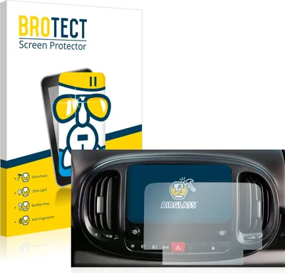 Produktbild von BROTECT Schutzglas für Fiat 500L 2022 Uconnect 7" Schutzfolie Panzer Folie Glas Display Schutz klar