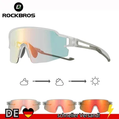 Produktbild von ROCKBROS Fahrradbrille Pochrome Polarisierte Linse UV400 Schutzbrille