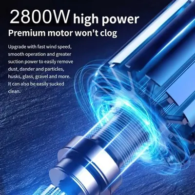 Immagine prodotto di Aspirapolvere portatile - 2800 W - Potenza di aspirazione 15000 Pa - Multifunzione per aspirazione di liquidi e solidi - Senza sacco