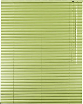 Produktbild von Alu Jalousie Aluminiumjalousie 160 x 190 cm limone/apfelgrün Rollo Jalousette Bedienseite rechts