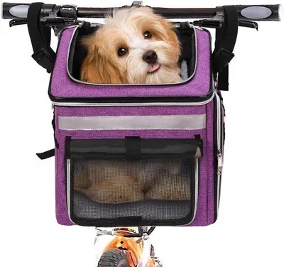 Image de Siège électrique pour chien à l'avant - Siège pour chien à l'avant du vélo - Siège électrique pour vélo - Siège pour vélo avec système électrique
