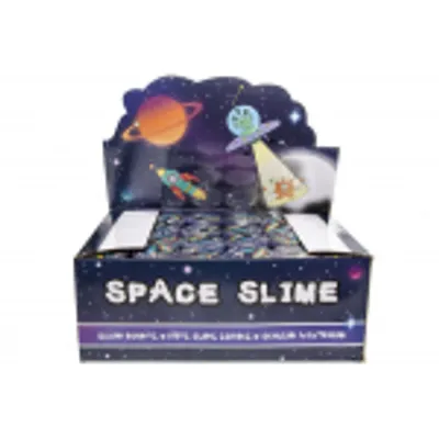 Image de Duckiez Slime Espace – Pâte visqueuse bleue et violette en pot