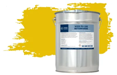 Produktbild von Wixx Polyurethan150 Betonfarbe - RAL 1023 | Verkehrsgelb - 5L
