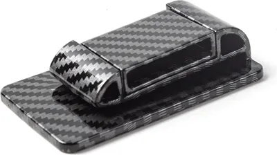 Produktbild von Auto-Sicherheitsgurt-Schnallenhalter, Geräuschreduzierer, selbstklebend, universell, Kohlefaser, für Fahrzeuge, LKW, SUV, Auto, elastisches Band, Schnallenfixator, Stabilisator, Begrenzer, Auto-Sicherheitsgurt-Zubehör