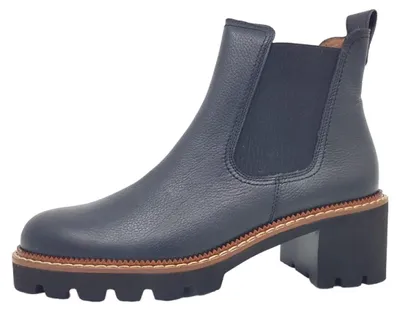 Immagine prodotto di Stivali da donna Paul Green, modello stringato, color nero, adatti per il tempo libero
