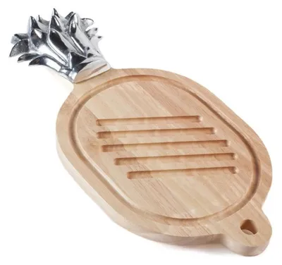 Productafbeelding van Ananasplank, 43x21 cm (set van 3)