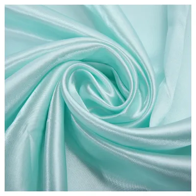 Produktbild von Satin Meterware (Mint) für Deko, Basteln, Kleidung 150cm breit UNI