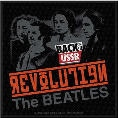 Obrázek produktu pro The Beatles - nášivka "Revolution", tkaná látka RO6279 (jedna velikost) (černá)