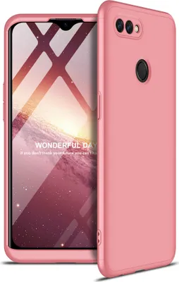 Produktbild von Für OPPO A12 Handyhülle 360 Grad Full Protection Case Rosengold