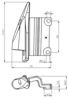 Immagine prodotto di PUIG 9548N Z2 Specchio retrovisore per KYMCO AK550 Nero