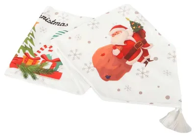 Obrázok produktu pre Verk 26257 Vánoční běhoun na stůl 205 x 35 cm bílý