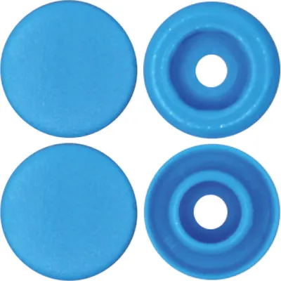 Produktbild von BabySnap T5 Druckknöpfe (12,4mm) matt B08 cyan