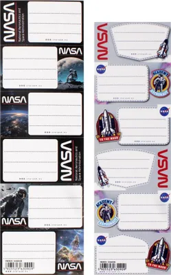 Image de Autocollant pour carnet de la Nasa Starpak