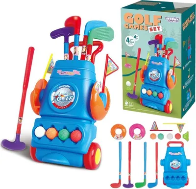 Obrázek produktu pro WOOPIE Sada na Golf + Stojan na Příslušenství na Kolečkách
