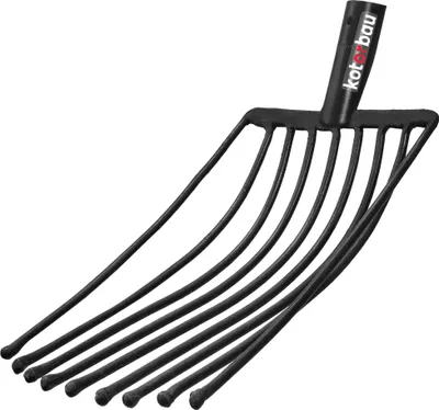 Produktbild von KOTARBAU® Forke 9 Zinken Heugabel Mistgabel Mistforke Gartengabel Gartenforke Dunggabel Spatengabel Gabel für Garten Drahtgabel für Garten und Landwirtschaft