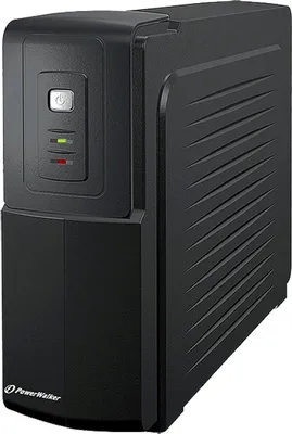 Image de BlueWalker PowerWalker VFD 600, 600 VA, 300 W, 170 V, 12V / 7Ah, 10 h, noir