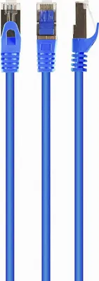 Produktbild von Gembird PP6A-LSZHCU-B-2M, 2 m, Cat6a, S/FTP (S-STP), RJ-45, RJ-45, Blau