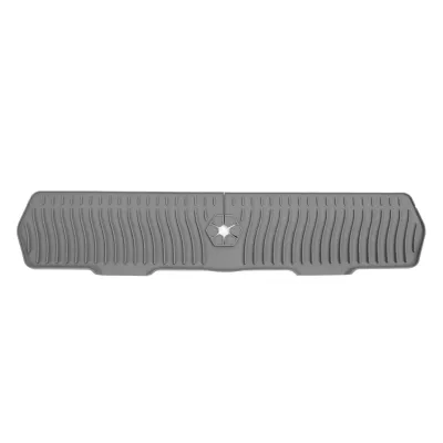 Image de Protection anti-éclaboussures en silicone pour évier de 76 cm – Tapis de récupération d'eau pour robinet, égouttoir, accessoires de cuisine pour la cuisine et la salle de bain, gris