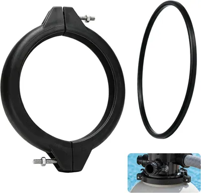 Produktbild von Zandfilter Spanringe 180 mm, Dichtungsringe, 2 Stück, für Schwimmbadpumpe
