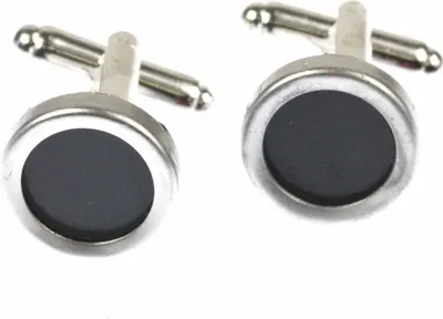Produktbild von Schwarze Tasten Manschettenknöpfe Vintage Schreibmaschinentaste Miniblings Retro