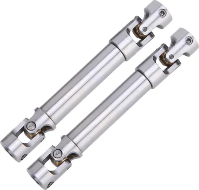 Immagine prodotto di UNA coppia di alberi di trasmissione 1/10 RC in acciaio inox 90 - 125 mm accessori per radiocomando a cingoli