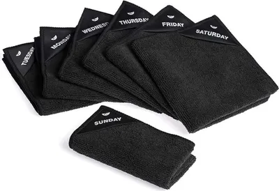Produktbild von Klud Spültücher Schwarz 30 x 30 - 7 Stück