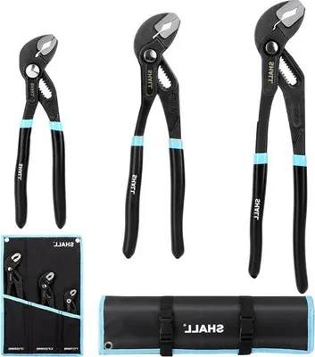 Produktbild von Famanu 3-teiliges Notch-Zangenset - 7", 9,5" und 12" aus Cr-V Stahl