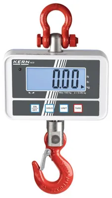 Produktbild von KERN & SOHN Kranwaage, 150 kg, Weiß, LCD, 2,8 cm, 1,2 kg