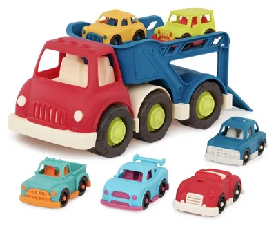 Image de B.Toys Camion porte vehicules - 6 voitures