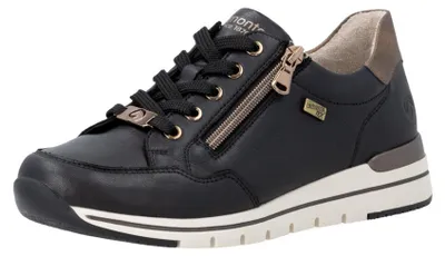 Produktbild von Remonte Damen Sneaker mit Reißverschluss & RemonteTEX-Membran R6716, Größe:37 EU, Farbe:Schwarz