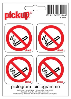 Productafbeelding van Piktogramm 10x10cm Rauchverbot Pickup