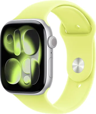 Produktbild von Apple MFGW4ZM/A Intelligentes tragbares Accessoire Band Gelb Fluor-Elastomer