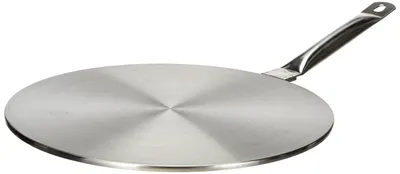 Wärmeverteilerplatte Prisma 28 cm Edelstahl Silber