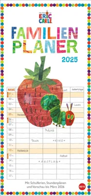 Produktbild von Die kleine Raupe Nimmersatt Familienplaner 2025