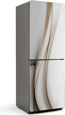 Zdjęcie produktu dla Fale abstrakcyjnych linii - osłona magnetyczna na lodówkę - folia dekoracyjna magnetyczna do kuchni - magnes na lodówkę deco - samoprzylepna tablica magnetyczna - folia magnetyczna na drzwi lodówki - 70x190 cm