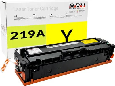 Produktbild von Toner geeignet für HP Color LaserJet Pro 3202 dn Color LaserJet Pro 3202 dng als Ersatz für 219A W2192A Gelb - 1200 Seiten - H2192AY